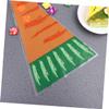 BCOATH 150pcs Carrot Cone Shaped Treat Bags Plastic Candy Bags for Parties for Homemade Cookies and Fun Food Packaging for Boys and Girls and Celebrations view 3