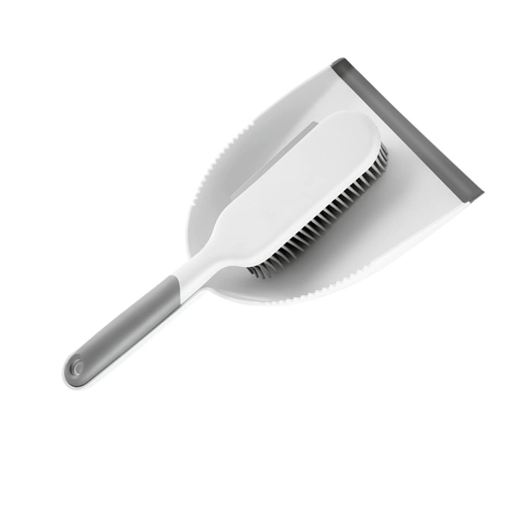 COLLBATH Multi-Functional Cleaning Brush Set Broom and Dustpan Bed and Desktop Dust Removal Tools for Home Cleaning and Dusting