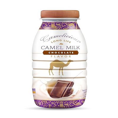 Camelicious Camel Milk  210 ML Bottle | 6 Bottles | Pure, Non-GMO, Dairy Alternative (210 ML, Chocolate)