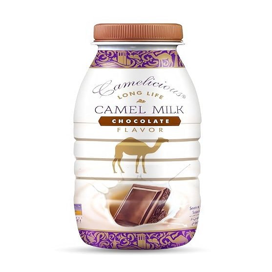Camelicious Camel Milk 210 ML Bottle | 6 Bottles | Pure, Non-GMO, Dairy Alternative (210 ML, Chocolate)