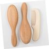BIUDECO Ddler Tools 1 Set of Wool Brush Scalp Massage Tools Baby Bath Cleaning Brush Comb Kit Hair Brush Massage Brush for Boys and Girls Adults view 3
