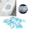 Pack of 50 Toilet Pads and Hygienic Toilet Covers for Public Toilet Trips view 4