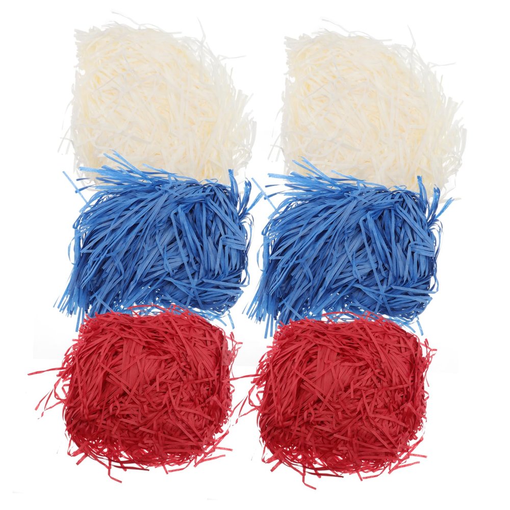 Healeved 6packs Shredded Paper Decor for Boxes Wedding Supplies and Reusable Box Filling Material and Colors