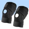 OHPHCALL 2pcs Adjustable Knee Support Sleeve Patella Stabilizer Protector for Meniscus Tear Running Basketball and Hiking Breathable Nylon Wrap for and Stability view 3