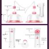 MASKIS Electric Chest Massage Machine, Negative Pressure Vacuum Breast Cup, Breast Massager, Chest Massage Machine with Simulated Human Massage Technique, for Chest Enlargement Enhance,12.5cm/4.9inch view 2
