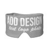 Custom Sleep Mask Design Your Own Image Logo Custom Eye Mask for Sleeping with Heads Adjustable Custom Your Own Text Photo Earmuffs for Sleep Ear Warmers for Men Personalized Image Photo Gray view 1