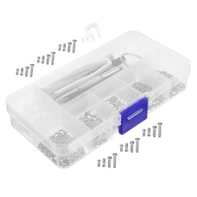 SOESFOUFU of Eyeglass Repair Tools Includes Screws Nose Pads and Precision Screwdriver Perfect for Sunglass Glasses Repair