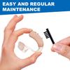12pcs Hearing Aid Cleaning Kit, Hearing Aid Tubes Cleaning Tools Including Cleaning Brush & Short Vent Cleaner Hearing Amplifier Wire Accessories Supplies for Hearing Aid Users view 3