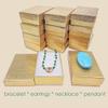 TheDisplayGuys - 25-Pack #32 Cardboard Linen Paper Jewelry Gift Boxes w. Cotton Padding - Gold (3.3" x 2.3" x 1.0") view 4