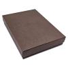 TheDisplayGuys - 25-Pack #53 Cardboard Linen Paper Jewelry Gift Boxes w. Cotton Padding - Brown (5.4" x 3.9" x 1.0") view 1