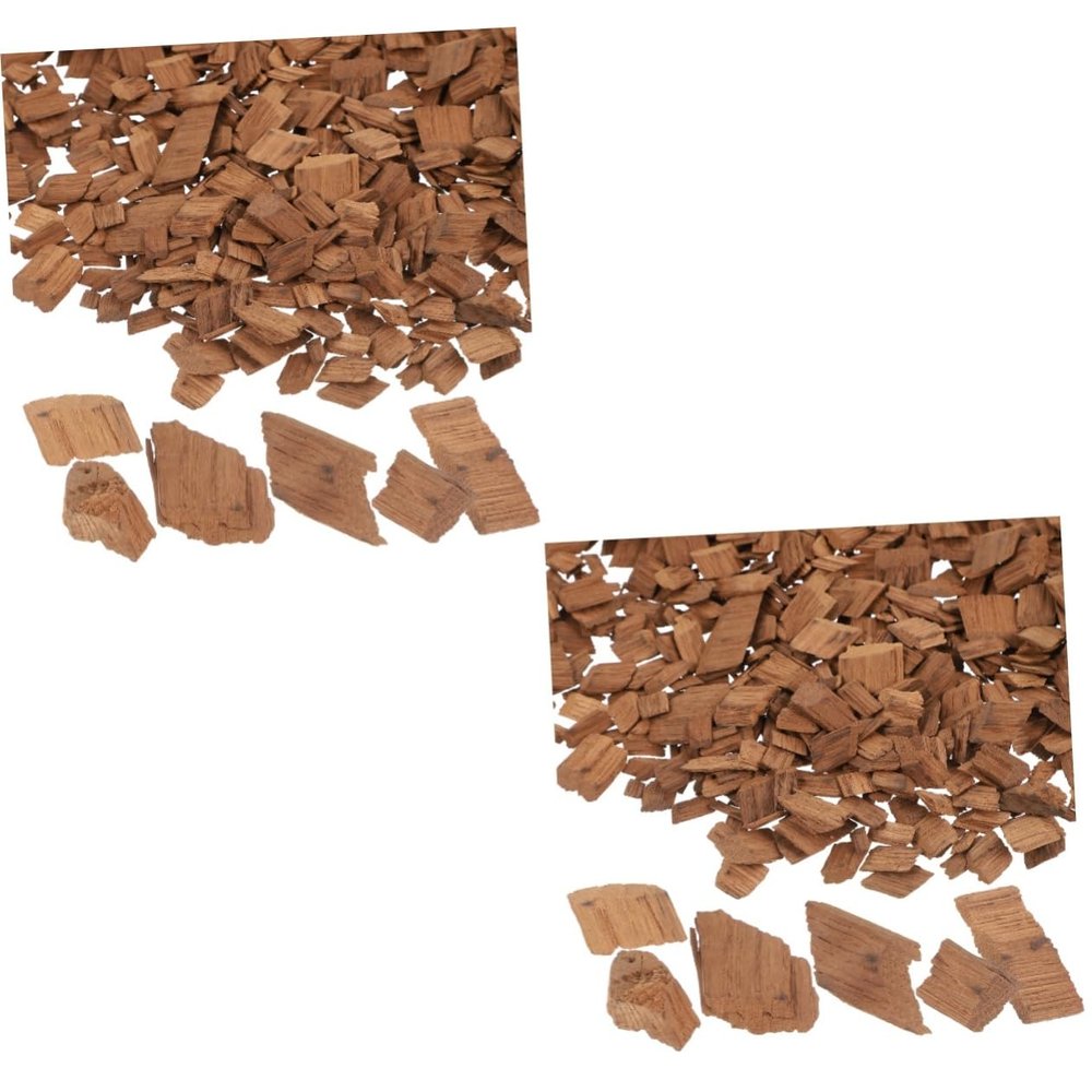 FELTECHELECTR 2packs Medium French Oak Chips for Wine Making Supplies Red Wine Flavor for Home Brewing and Aging Oak Chips Pack