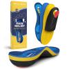 WalkHero Heavy Duty Arch Support Insoles, 220+lbs Plantar Fasciitis Orthopedic Inserts Relieve Pain, Work Boot Orthotics Insoles (Mens 6-6.5 | Womens 8-8.5, Glacial Blue) view 1