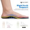 WalkHero Heavy Duty Arch Support Insoles, 220+lbs Plantar Fasciitis Orthopedic Inserts Relieve Pain, Work Boot Orthotics Insoles (Mens 6-6.5 | Womens 8-8.5, Glacial Blue) view 2