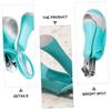 COOLHIYA 5pcs Boy Girl Nail Clipper Glass Nail Trimmer for Grooming of Newborns and Toddlers for Fingernails and Toenails view 2