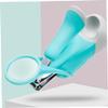 COOLHIYA 5pcs Boy Girl Nail Clipper Glass Nail Trimmer for Grooming of Newborns and Toddlers for Fingernails and Toenails view 3