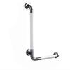 JFHEUEHY 19 * 27in L-Shape Grab Bars for Bathtubs and Showers,Stainless Steel Vertical Angle Grab Bars,Wall Mount Anti Slip Handicap Bathroom Handrails for Pregnant Woman,Seniors view 1