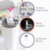 2Pcs Blue Diamonds Straw Cover for Stanley 40&30 Oz Cup, 10mm Silicone Straw Covers Cap for Stanley Cup Accessories, Cute Topper for Tumblers, Straws Cap Stopper for Reusable Straws view 2