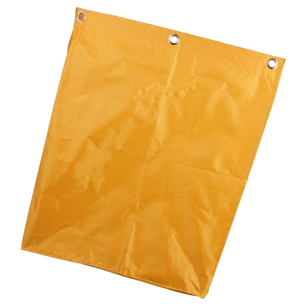 NineLife Basics Cleaning -Waterproof Thick Nylon Replacement Bag 35 Gallons Yellow for Hotel