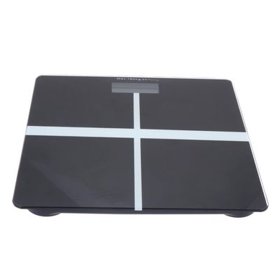 Anneome Glass Platform Electronic for Home Weight Body Weight Health High Precision LCD Display Black