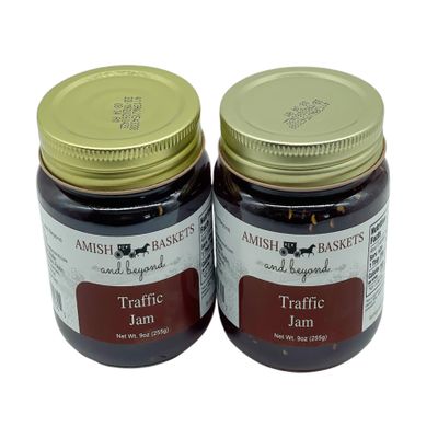 Amish Baskets Traffic Jam Non GMO Vegan All Natural - 9 oz - 2 Jars