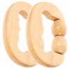 Anneome 2pcs Portable Double Roller Back Massage Tool for Muscle Relief Self Massage Device for Neck Shoulders and Back Stretching Improves Blood Flow and Reduces Pain view 1