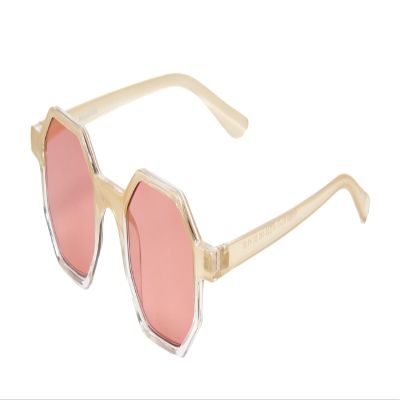 Calabria R786M FL-41 Reading Glasses +2.25 Tan Crystal Pink Migraine FL41 Fluorescent Light Sensitivity Photophobia Readers