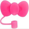 1Pc 10mm Pink Lovely Bow Straw Covers Cap Toppers Compatible with 30&40 oz Tumbler Cups,Lovely Bow Straw Covers Cap Toppers Compatible with 30&40 oz Tumbler Cups view 1