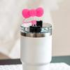 1Pc 10mm Pink Lovely Bow Straw Covers Cap Toppers Compatible with 30&40 oz Tumbler Cups,Lovely Bow Straw Covers Cap Toppers Compatible with 30&40 oz Tumbler Cups view 2