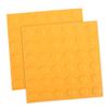 CHILDWEET 2pcs Tactile Sensory Paving Tiles for Indoor Pathways Blind Navigation Assistance with Elegant Design Solid Orange Pads for Visually Impaired Users view 1