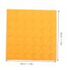 CHILDWEET 2pcs Tactile Sensory Paving Tiles for Indoor Pathways Blind Navigation Assistance with Elegant Design Solid Orange Pads for Visually Impaired Users view 2