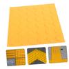 CHILDWEET 2pcs Tactile Sensory Paving Tiles for Indoor Pathways Blind Navigation Assistance with Elegant Design Solid Orange Pads for Visually Impaired Users view 3