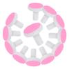FOYTOKI 12pcs Replacement Grinding Heads for Electric Nail Drill Nail Files Buffers Adult Grinding Heads for Trimmer view 1
