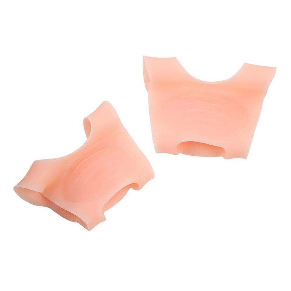 COOLHIYA 2pairs Arch Support Inserts Silicone Pads for Heels Foot Support Band for Pain Relief During Walking Standing