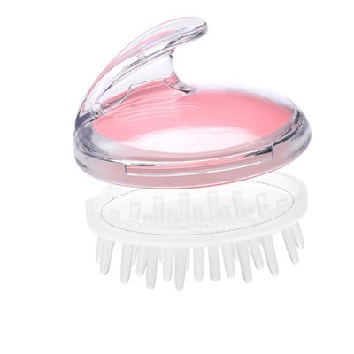 Beatifufu 3pcs Hair Scalp Brushes Pink Shampoo Brushes for Scalp Care Hair Cleaning Dandruff Massage Gentle Exfoliation