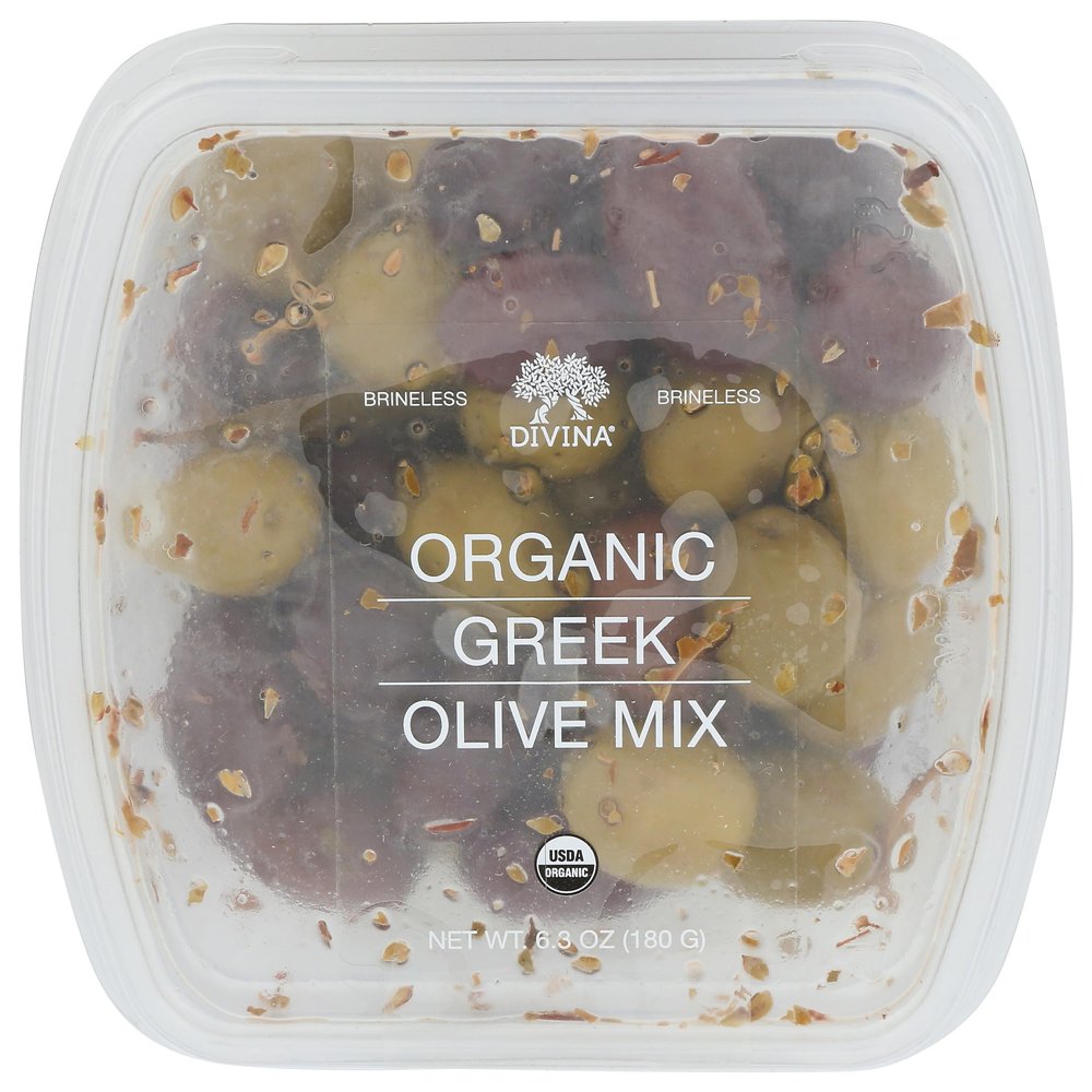 Div.in.a Greek Organic Olive Mix 6.3 oz (Pack of 6)