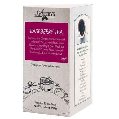 Ashbys Tea Raspberry Tea Bags - 25 Count Box