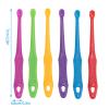 200Pcs Ear Pick, Ergonomic Long Handle Spoon Plastic Earwax Curette Tools, Rounded Head, Carry Keychain for Traveling, Camping, Outdoor Survival, for Most Scenes view 2
