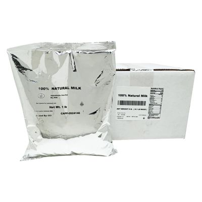 Brickhouse 100% Natural Milk Powder  Nonfat Dry Milk for Bean-to-Cup Machines, Cooking & Baking, 6/1lb Bags