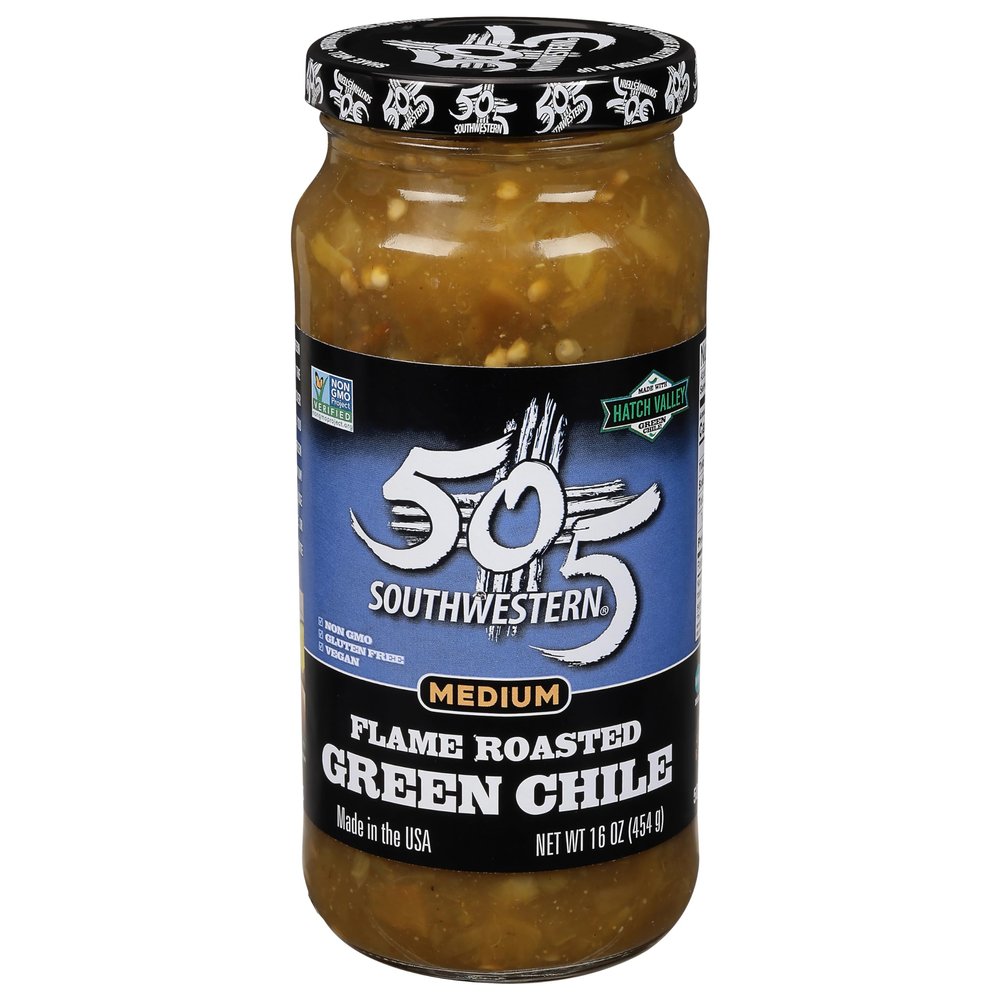 505 Southwestern Salsa Roasted Green Ch.ile 16 oz (Pack of 12)