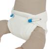 OsoCozy Bleached Birdseye Flat Cloth Diapers (1 Dozen) - 27.5 x 30.5 Inches, One-Layer Flat Cloth Baby Nappies Made of Soft, Durable 100% Birdseye Weave Cotton view 3