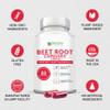 Beet Root Capsules - 1200mg Per Serving - 60 Beet Root Powder Capsules - Beetroot Powder Supports Blood Pressure, Athletic Performance, Digestive, Immune System (Pure, Non-GMO & Gluten Free view 3