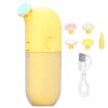 Baby Electric Nail File 6000RPM Low Noise Adjustment Speed Anti-Slip Nail Care Grinder 6 Heads view 1