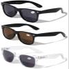 V.W.E. 3 Pairs Classic Comfortable Reading BIFOCAl Sunglasses - UV Protection Tinted Reader Glasses Men Women (1 Black 1 Brown 1 Clear, 2.75, x) view 1