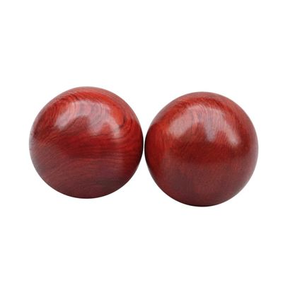 ORFOFE 2pcs Handball Massager Wooden Exercise Ball for Back Hand Massage Roller for Circulation