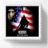 1/2 Sheet Marines Congratulations Happy Birthday Edible Cake Topper Edible Cake Toppers Frosting Sheet Icing Paper Cake Decoration view 1