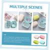 BCOATH 4pcs Portable Medicine Organizer for Travel Compact Pill Holder with Sealing Function for Vitamins and Supplements Outdoor Medicine Storage view 4