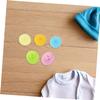 BCOATH Scalp Scrubbers 5 Pack Silicone Baby Hair Brush Scalp Massage Comb for Baby Cradle Cap Soft Gentle for No Harm view 3