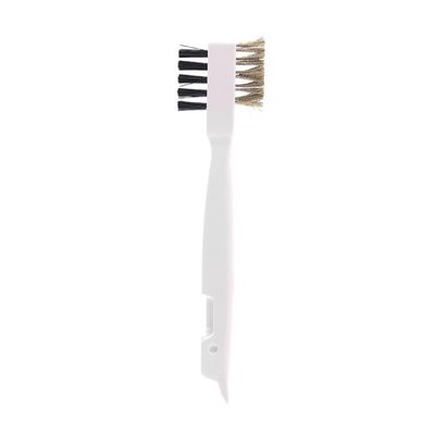 FOYTOKI Heavy Duty Pot Bottom Descaling Brush Round Scrub Brush for Stove Cleaner for Cleaning Gas Stove Cooktop Seam
