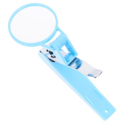HAPINARY Magnifying Glass Nail Clippers for Seniors Sturdy Nail Scissors and Cuticle Pusher for Elderly and Boys and Girls