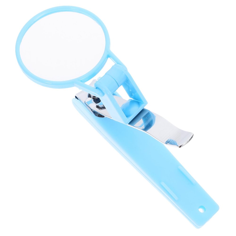 HAPINARY Magnifying Glass Nail Clippers for Seniors Sturdy Nail Scissors and Cuticle Pusher for Elderly and Boys and Girls